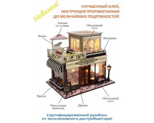 MiniHouse Серия: Известные кафе мира  "Сaffe Demel" PC2111