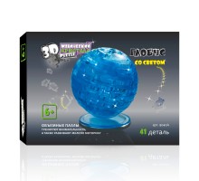 3D Crystal Puzzle Глобус со светом 9040A (120/60)