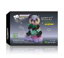 3D Crystal Puzzle Панда 9055A (72/36)