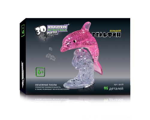 3D Crystal Puzzle Дельфин XL 9028 (48/24)