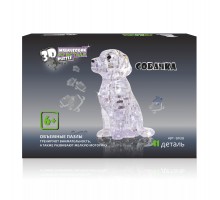 3D Crystal Puzzle Собачка L 9039 (96/48)
