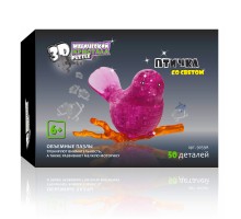 3D Crystal Puzzle Птичка на ветке 9059A (120/60)