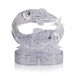 3D Crystal Puzzle Знаки Зодиака Рыбы со светом (9042A)(72/36)