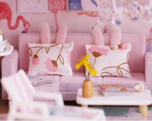 MiniHouse Розовый фламинго M915